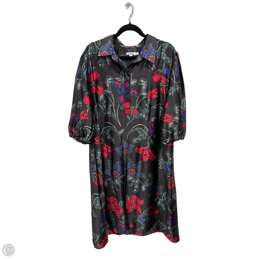 Dress Casual Maxi By Chicos In Floral Print, Size: 2x