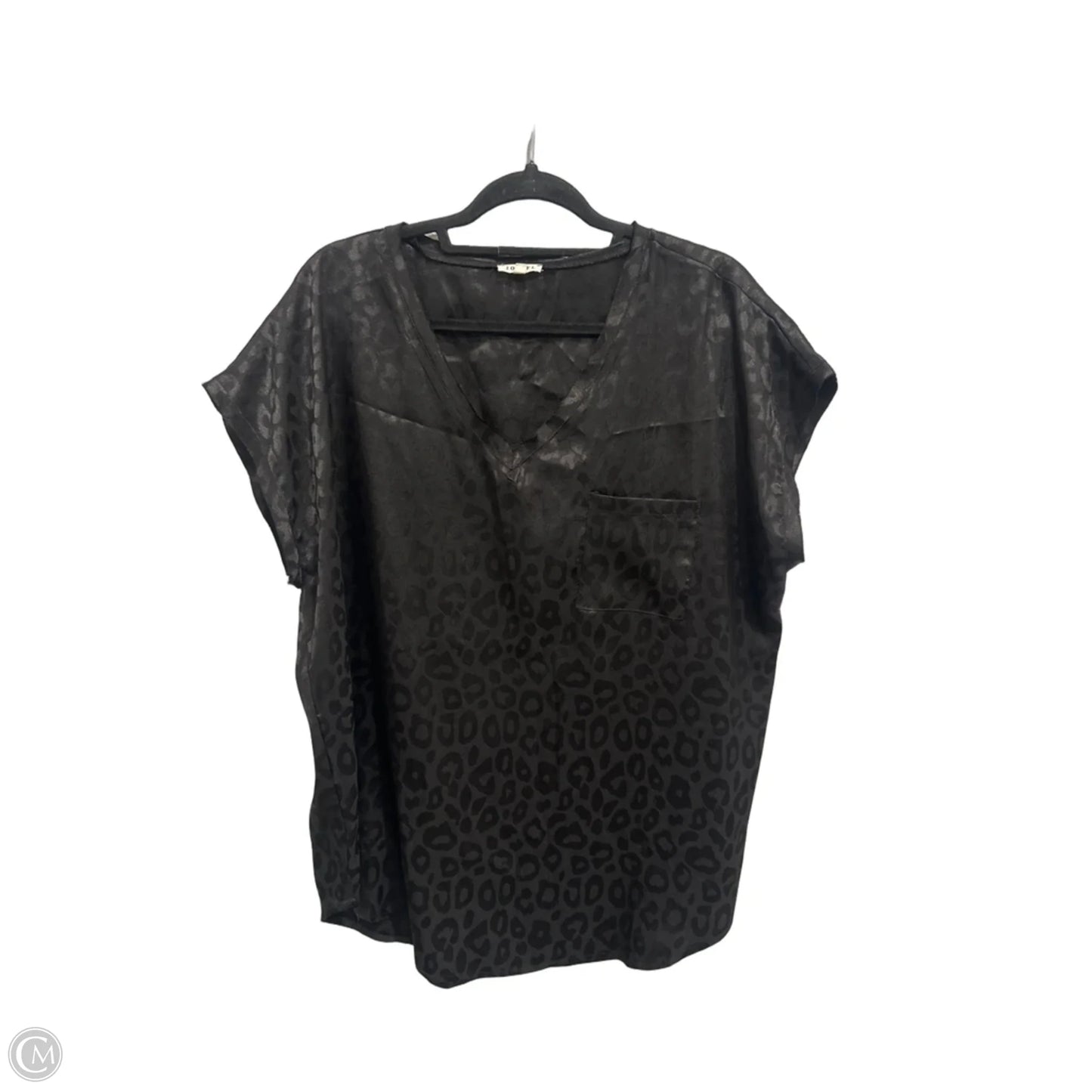 Top Short Sleeve By Jodifl In Animal Print, Size: L