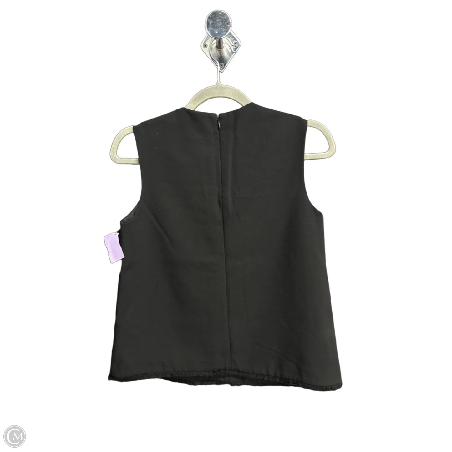 Top Sleeveless By Clothes Mentor In Black, Size: S