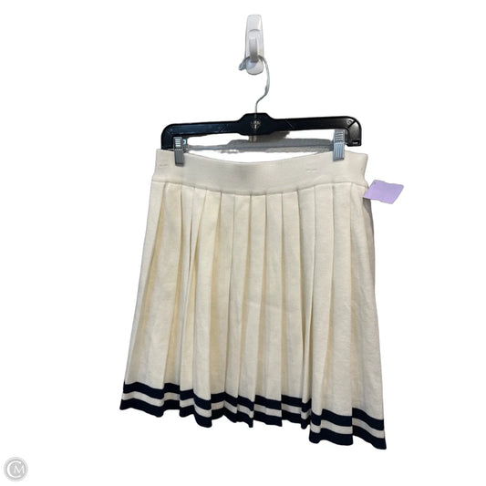 Skirt Mini & Short By Skies Are Blue In Cream, Size: 12