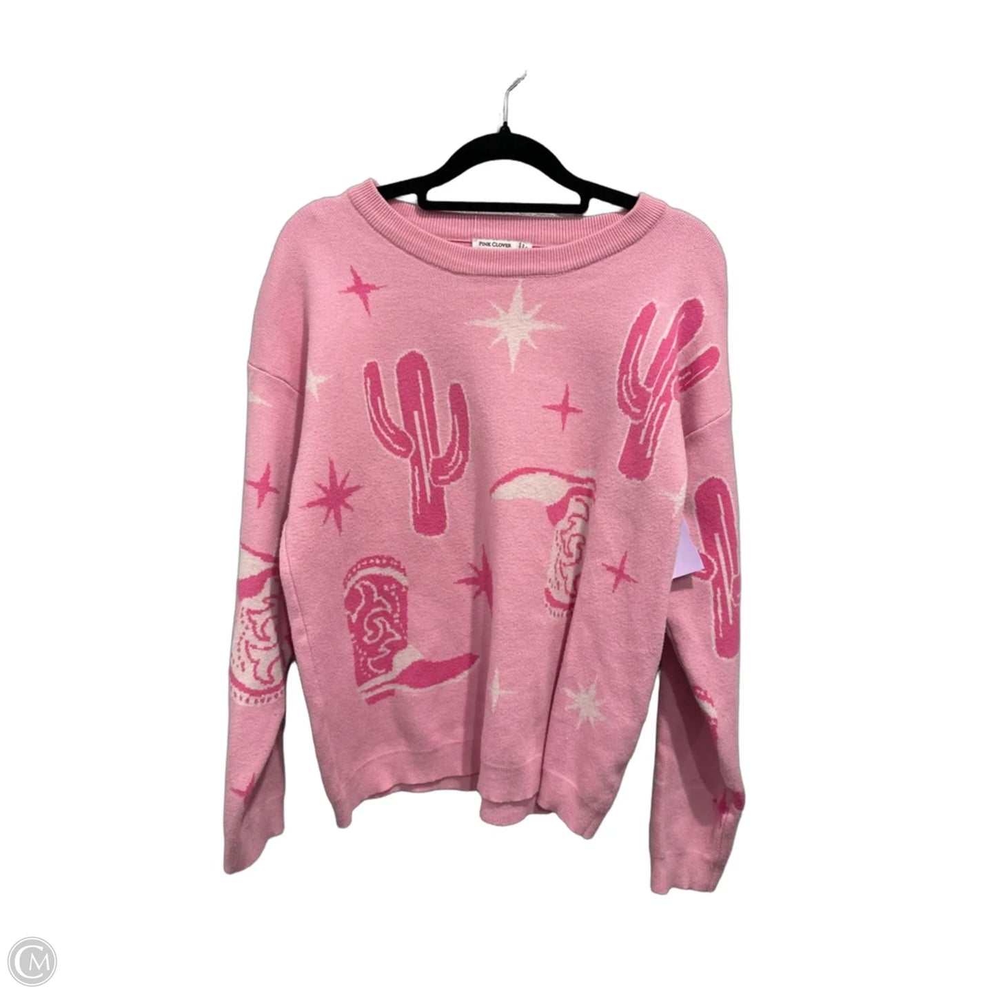 Sweater By Pink Clover In Pink, Size: L