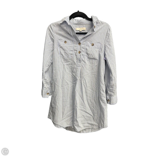 Dress Casual Short By Loft In Striped Pattern, Size: Xsp