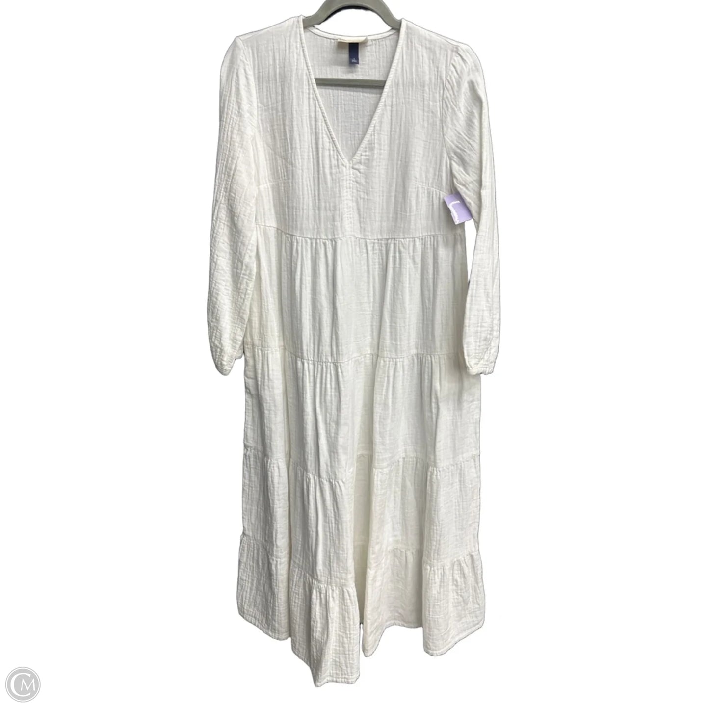 Dress Casual Maxi By Universal Standard In White, Size: S