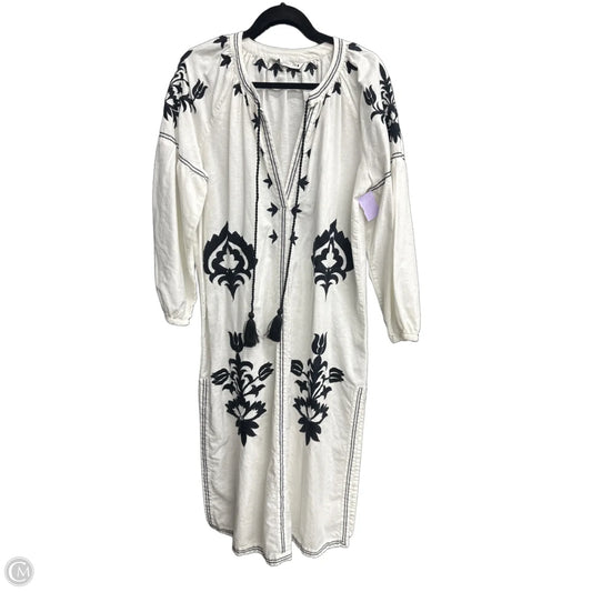 Dress Casual Maxi By Zara In Black & White, Size: M