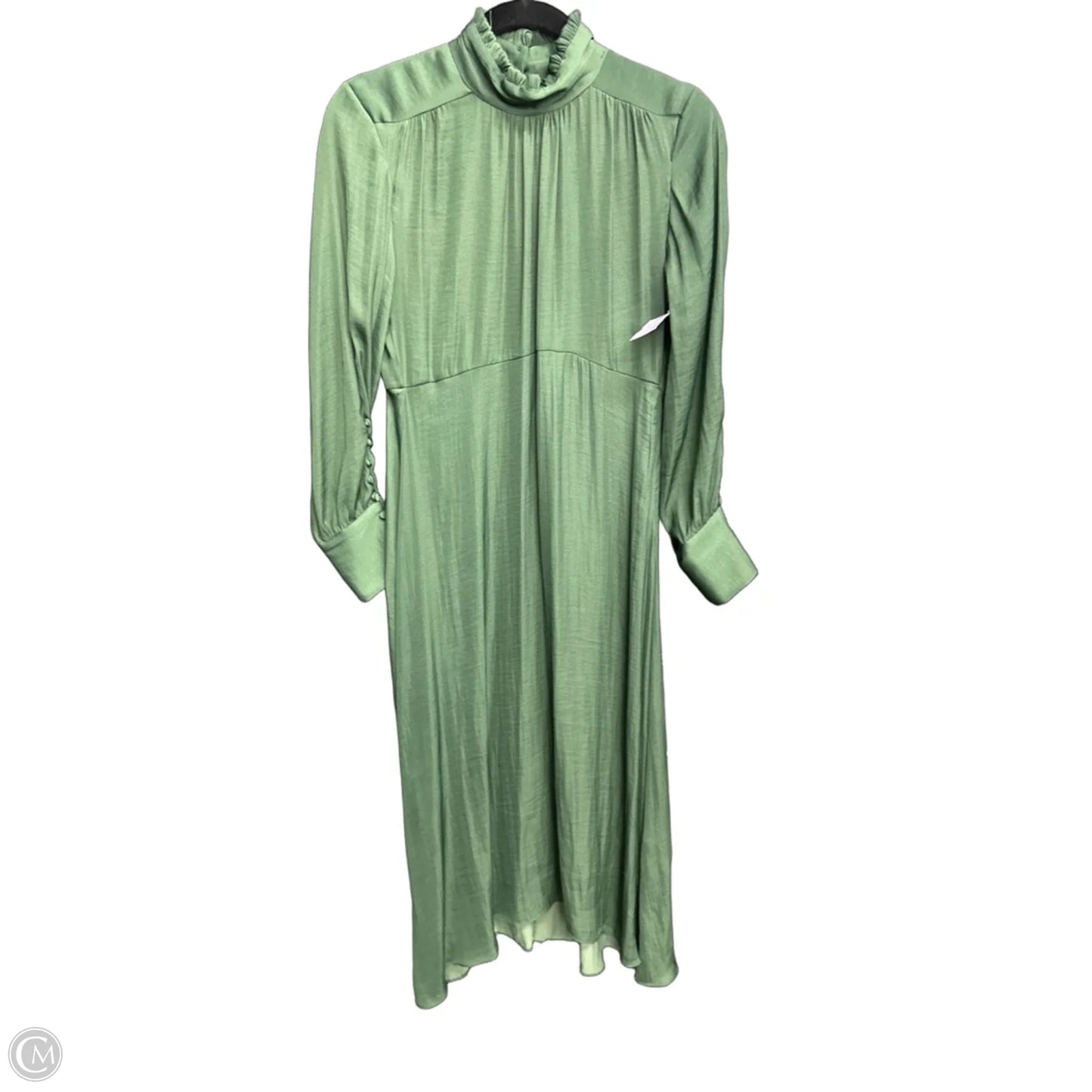 Dress Casual Maxi By Zara Women In Green, Size: S