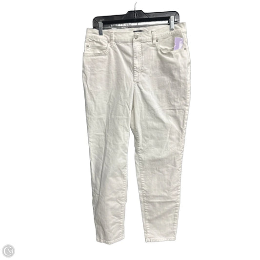 Jeans Straight By Eileen Fisher In White Denim, Size: 8