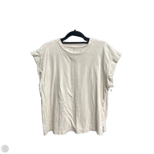 Top Sleeveless By A New Day In Beige, Size: S