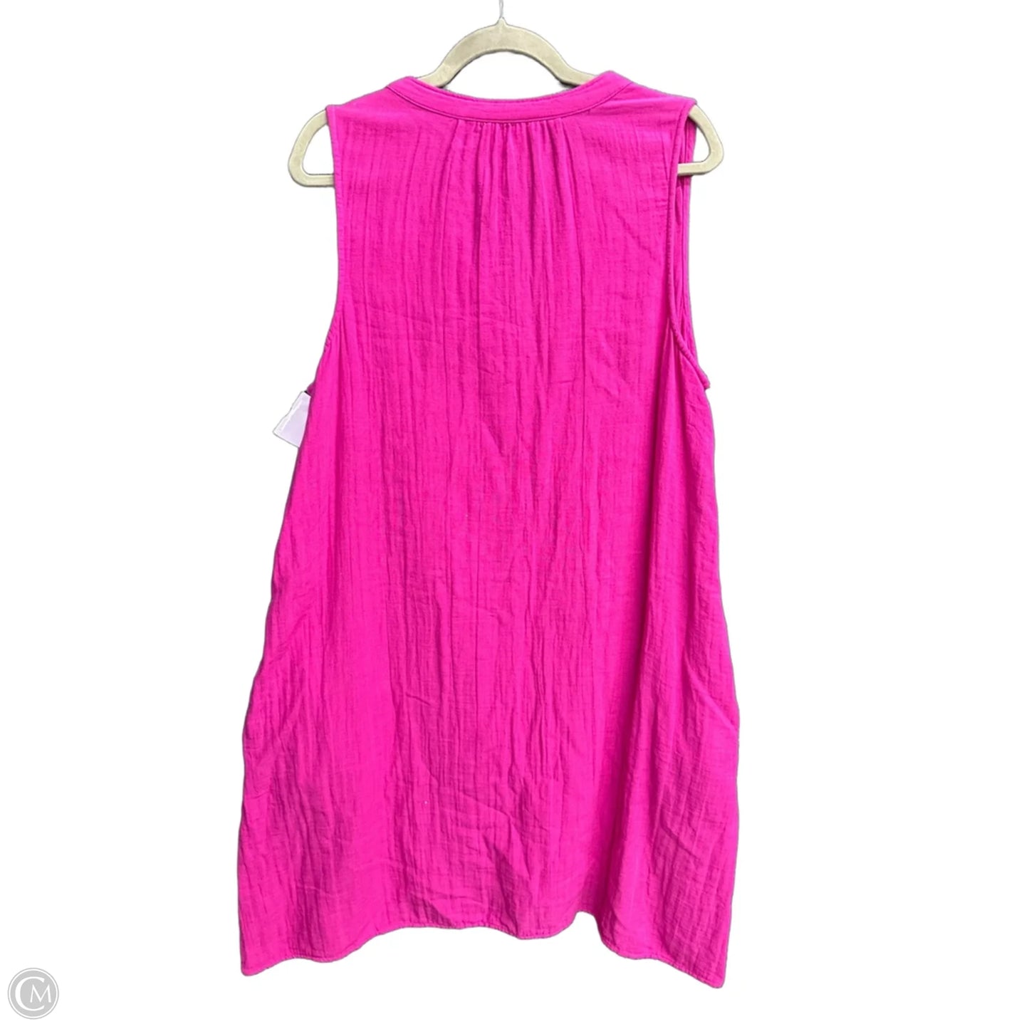 Dress Casual Short By Time And Tru In Pink, Size: L
