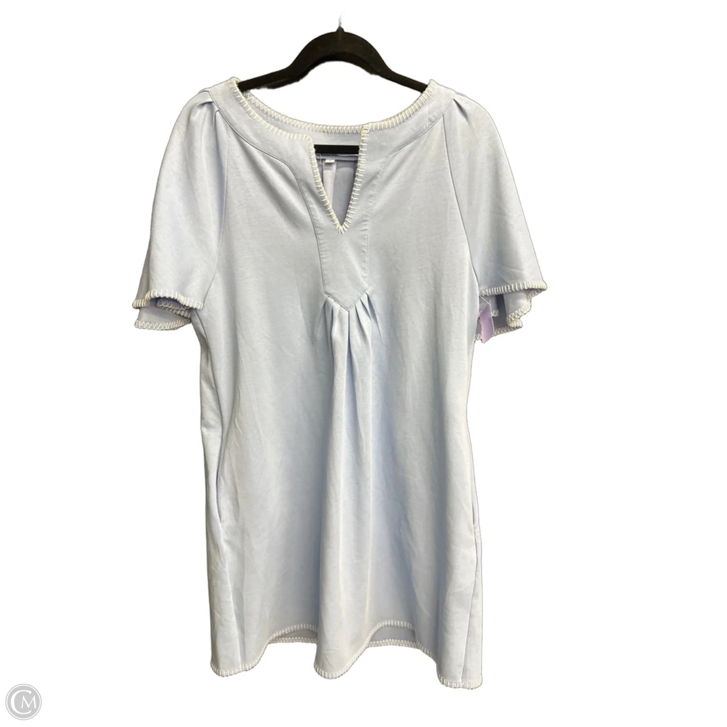 Dress Casual Short By Clothes Mentor In Blue, Size: L
