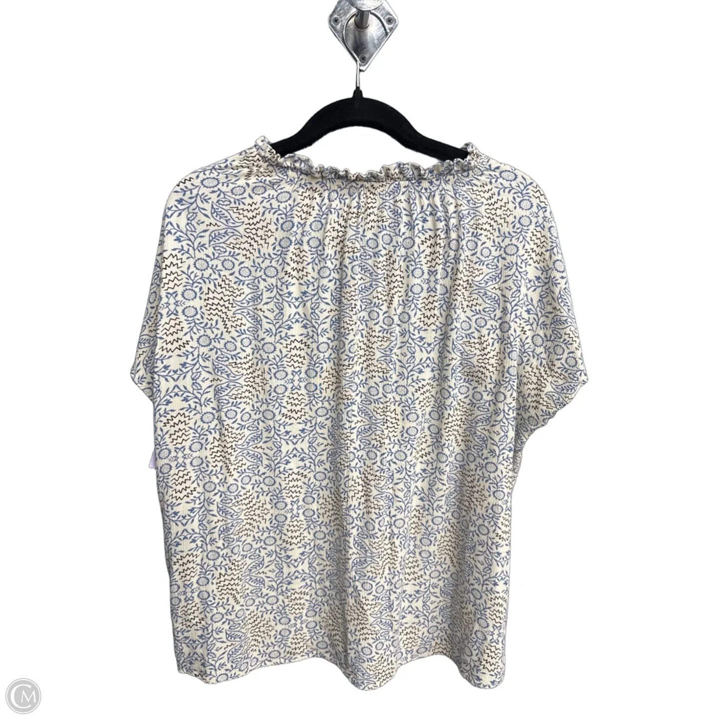 Top Short Sleeve By First Love In Cream, Size: L