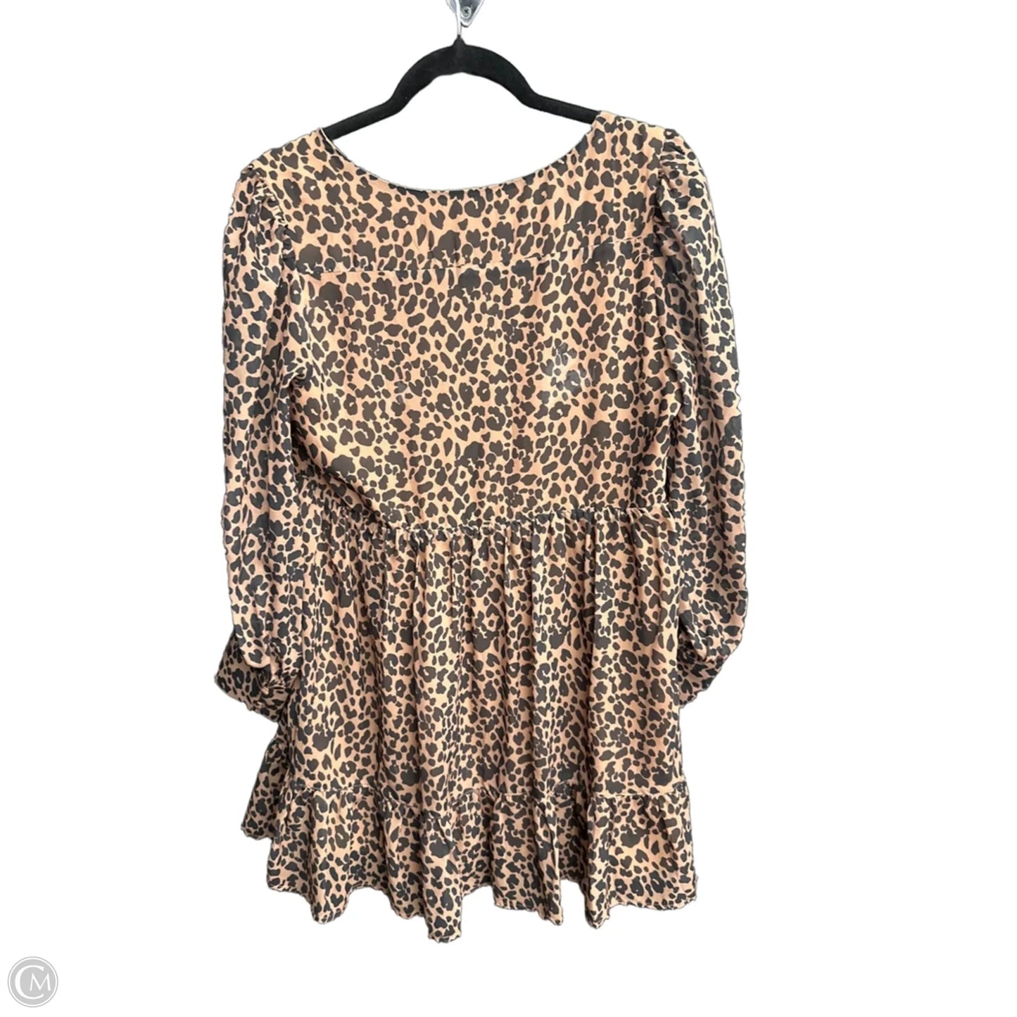 Dress Casual Short By Lulus In Leopard Print, Size: S
