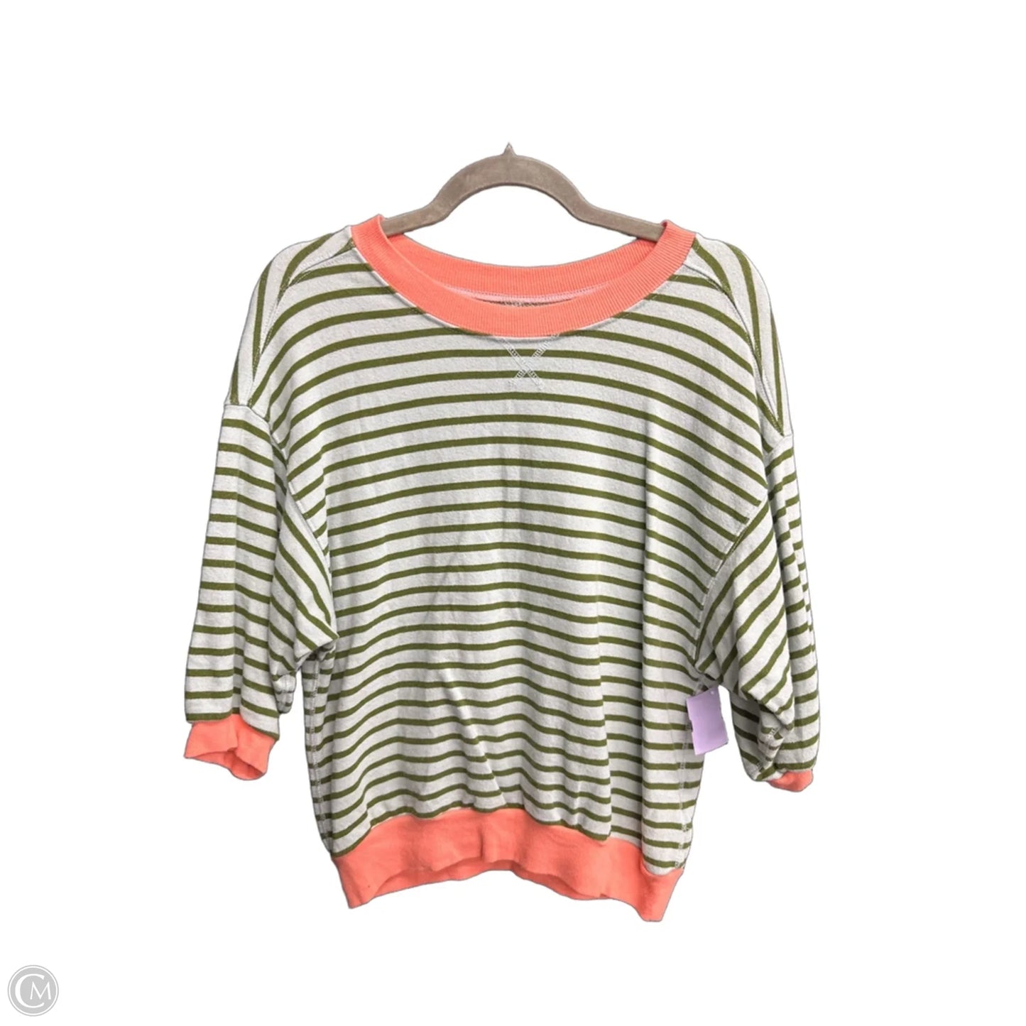 Top Short Sleeve By Pilcro In Striped Pattern, Size: Xs