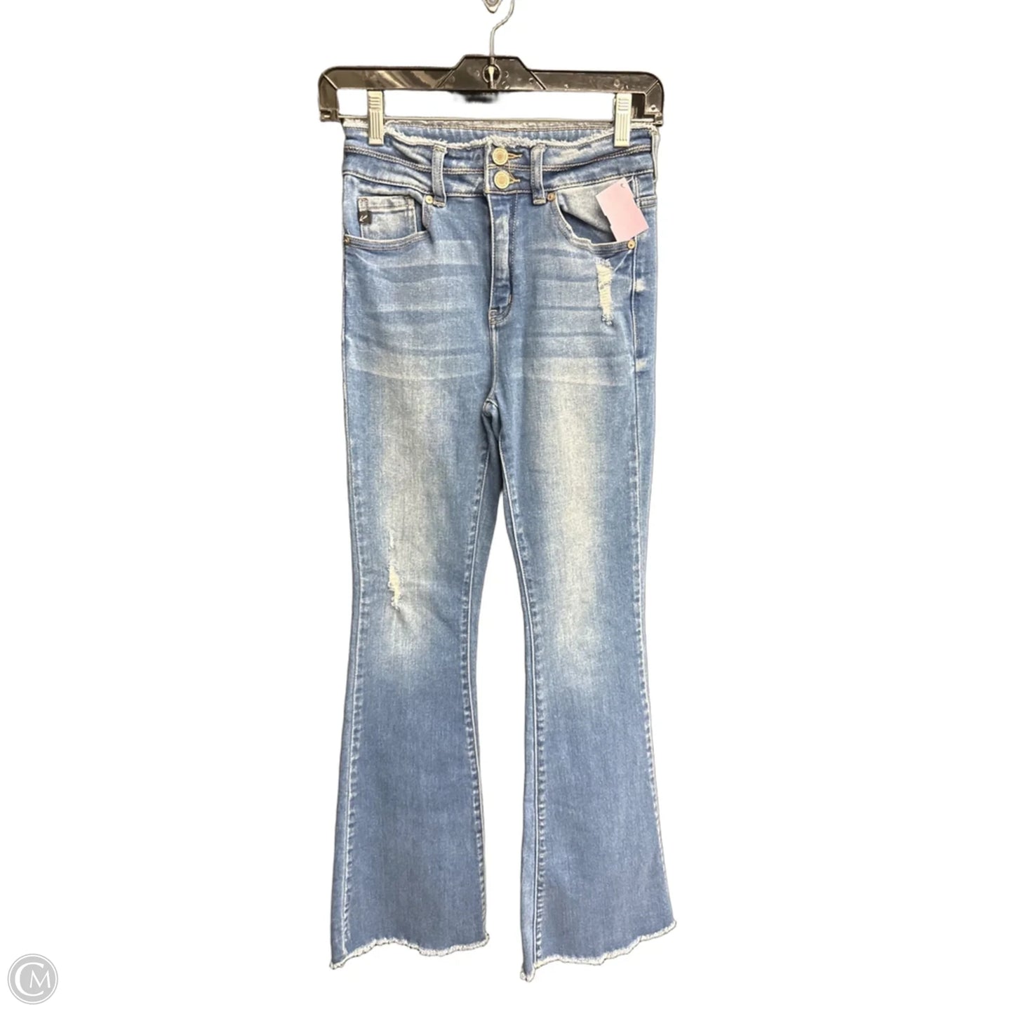 Jeans Boot Cut By Kancan In Blue Denim, Size: 2