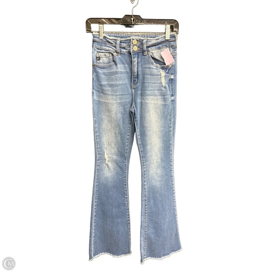Jeans Boot Cut By Kancan In Blue Denim, Size: 2
