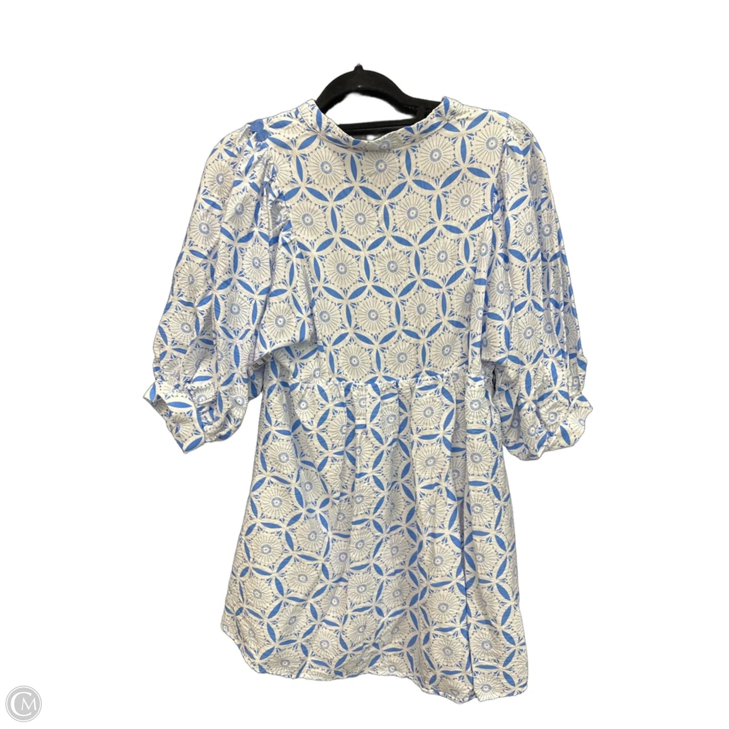 Dress Casual Short By Jodifl In Blue & White, Size: S