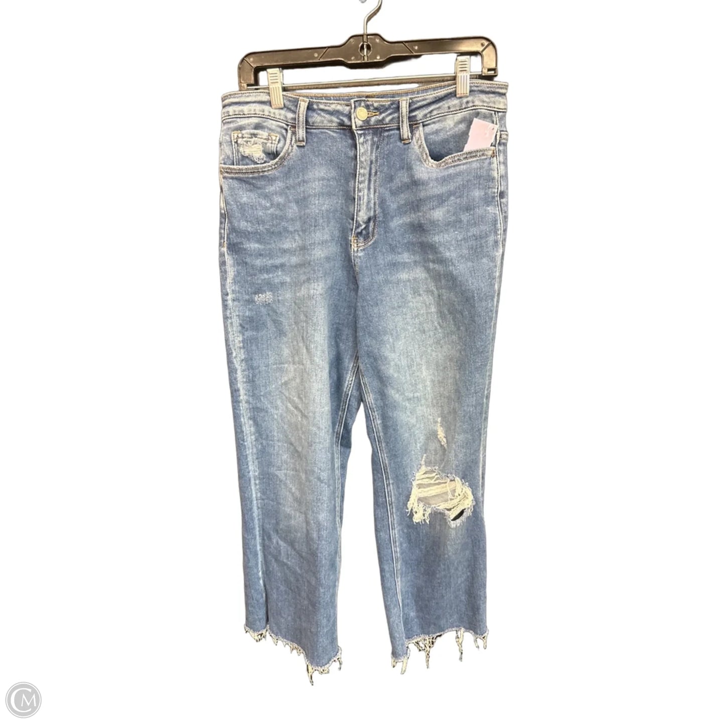 Jeans Cropped By Vervet In Blue Denim, Size: 6