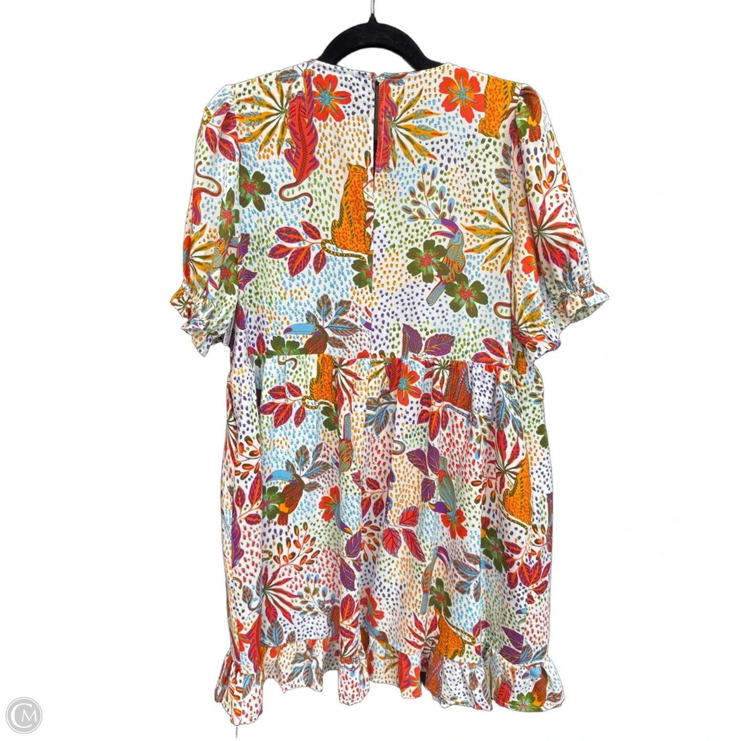 Dress Casual Short By Jodifl In Tropical Print, Size: M