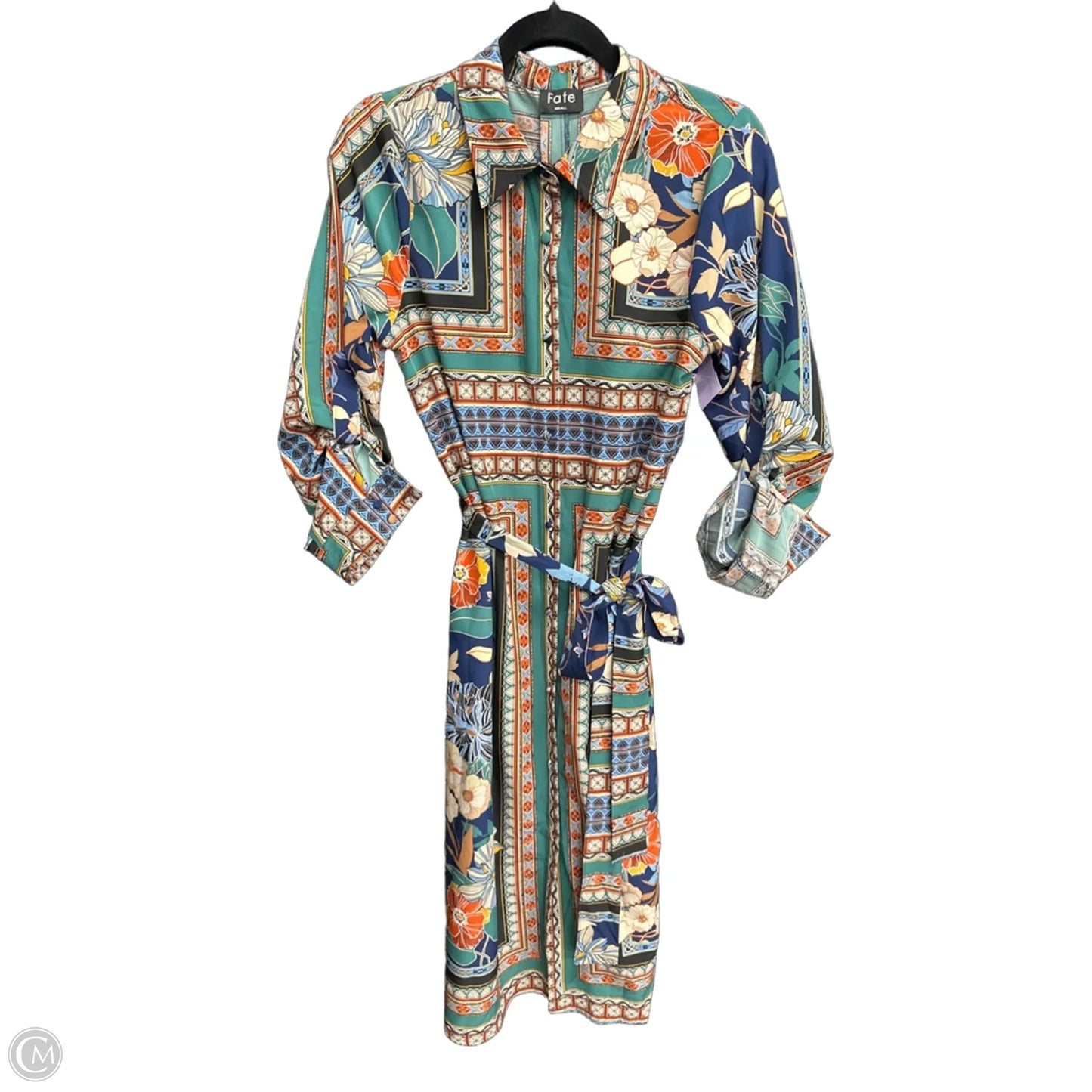 Dress Casual Short By Fate In Geometric Pattern, Size: S
