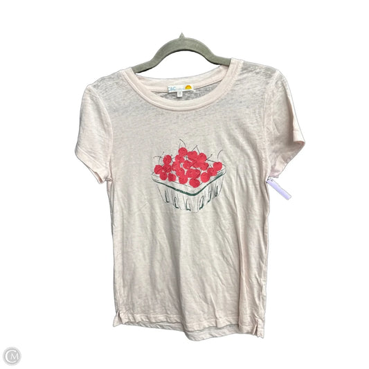 Top Short Sleeve By C And C In Pink, Size: Xs