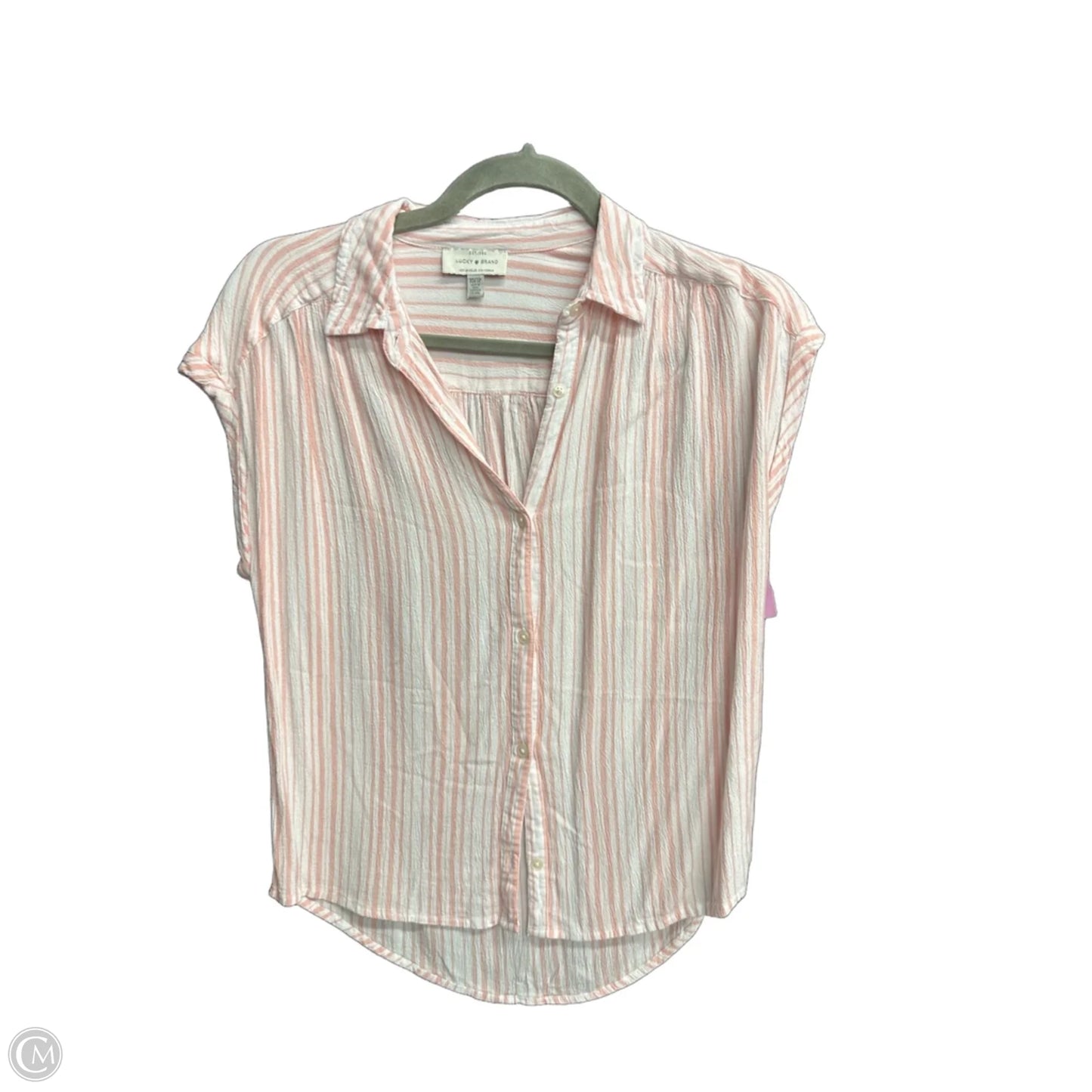 Top Sleeveless By Lucky Brand In Striped Pattern, Size: Xs