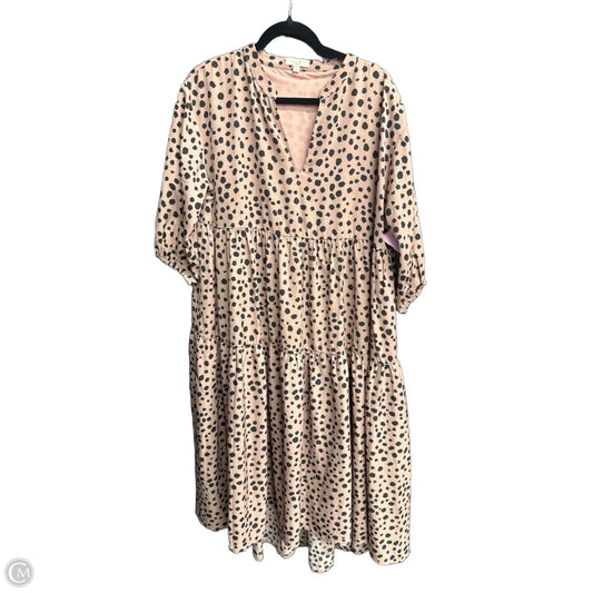Dress Casual Maxi By Easel In Leopard Print, Size: L