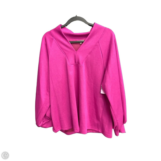 Top Long Sleeve By Jodifl In Purple, Size: L