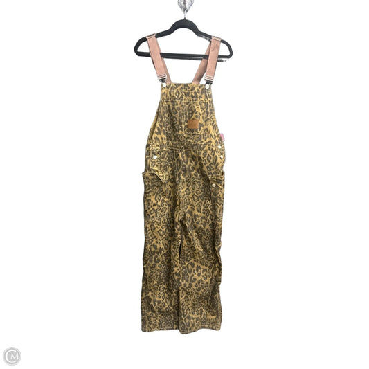 Overalls By Clothes Mentor In Leopard Print, Size: Xl