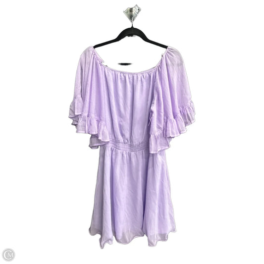 Dress Casual Short By Endless Rose In Purple, Size: L