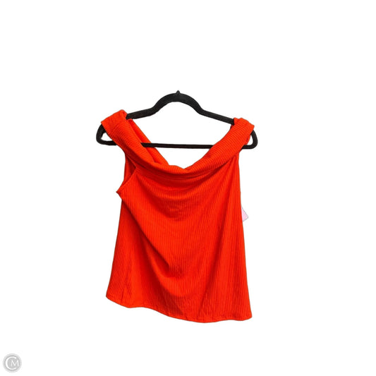 Top Sleeveless By A New Day In Orange, Size: Xl
