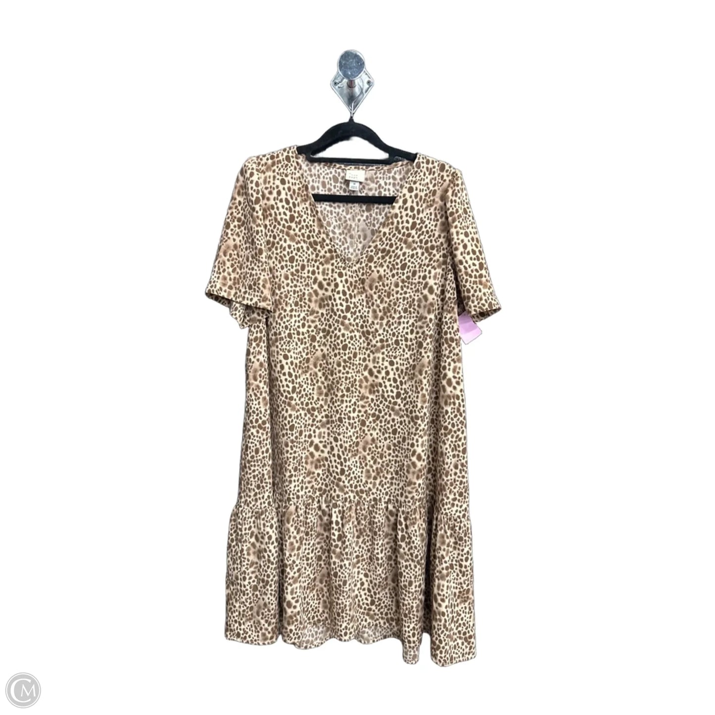 Dress Casual Short By A New Day In Leopard Print, Size: M