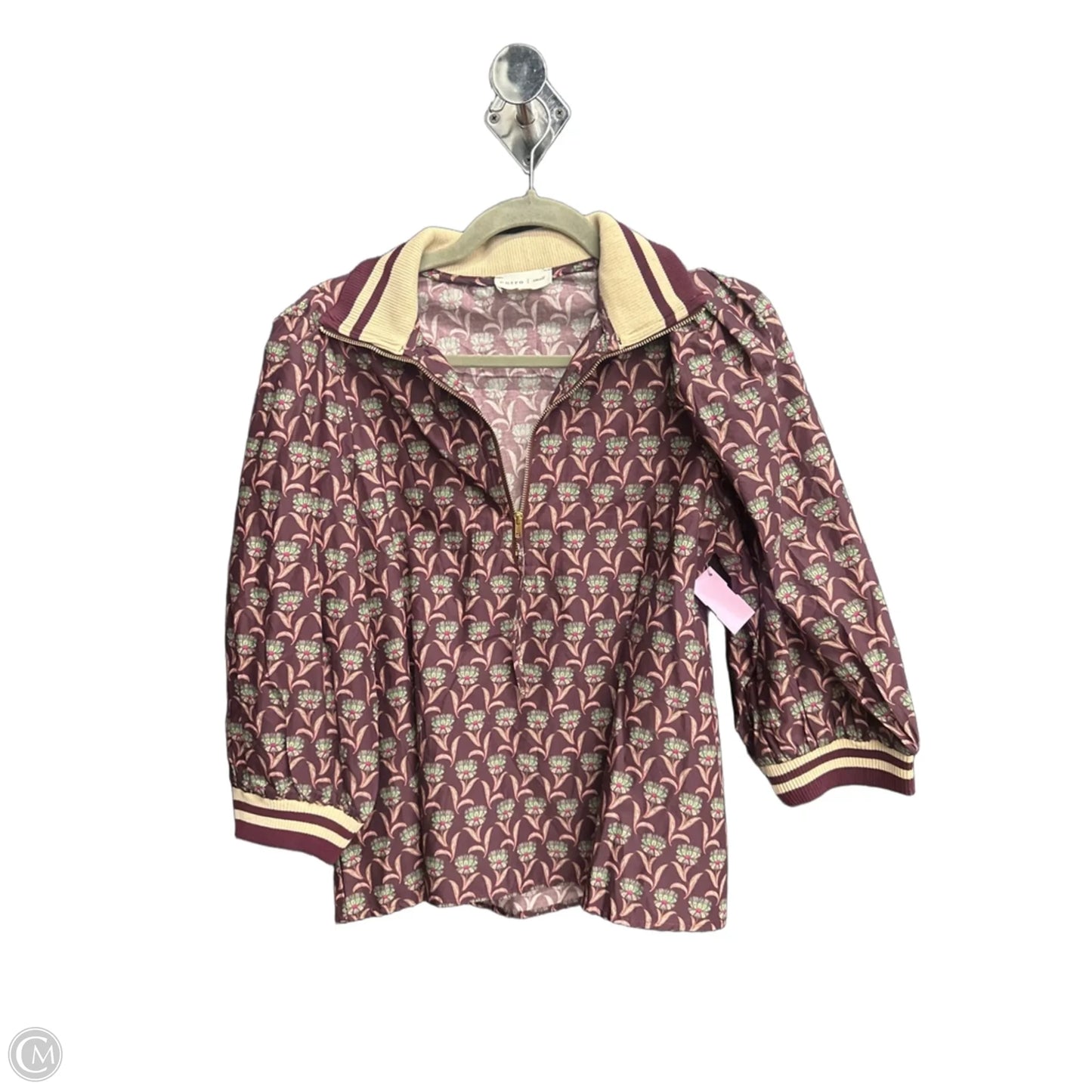 Top Short Sleeve By Entro In Floral Print, Size: S