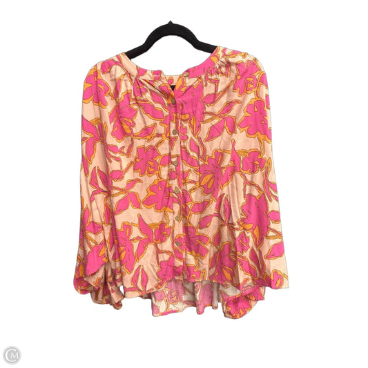 Top Long Sleeve By Clothes Mentor In Floral Print, Size: S