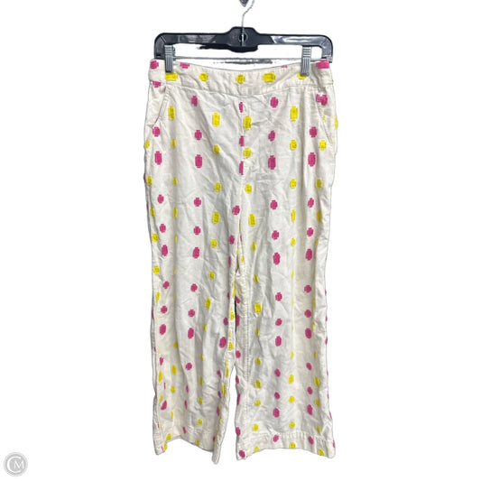 Pants Linen By Anthropologie In Ivory, Size: 4