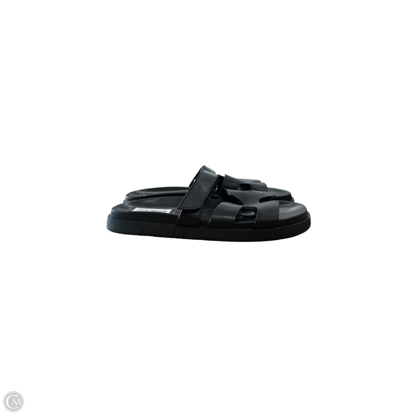 Sandals Flats By Steve Madden In Black, Size: 9