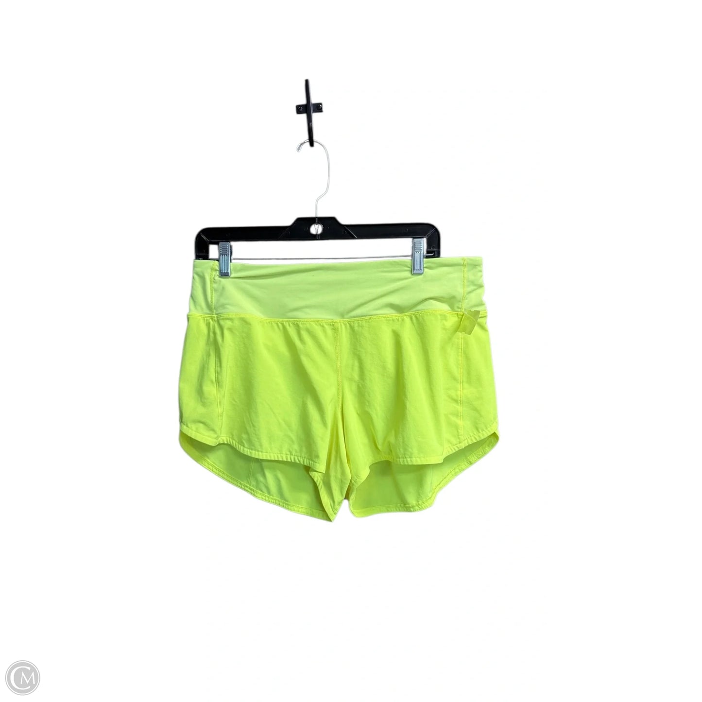 Athletic Shorts By Lululemon In Green, Size: M
