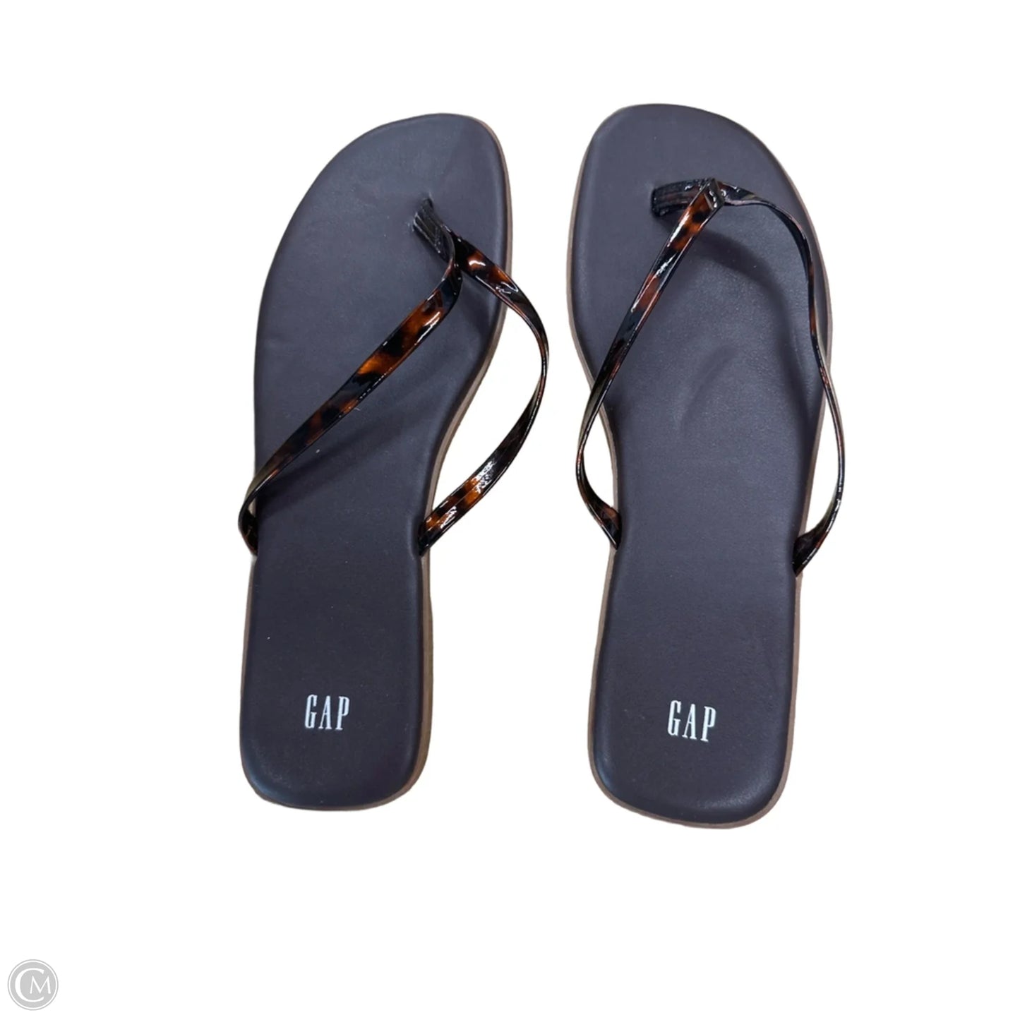 Sandals Flip Flops By Gap In Brown, Size: 9