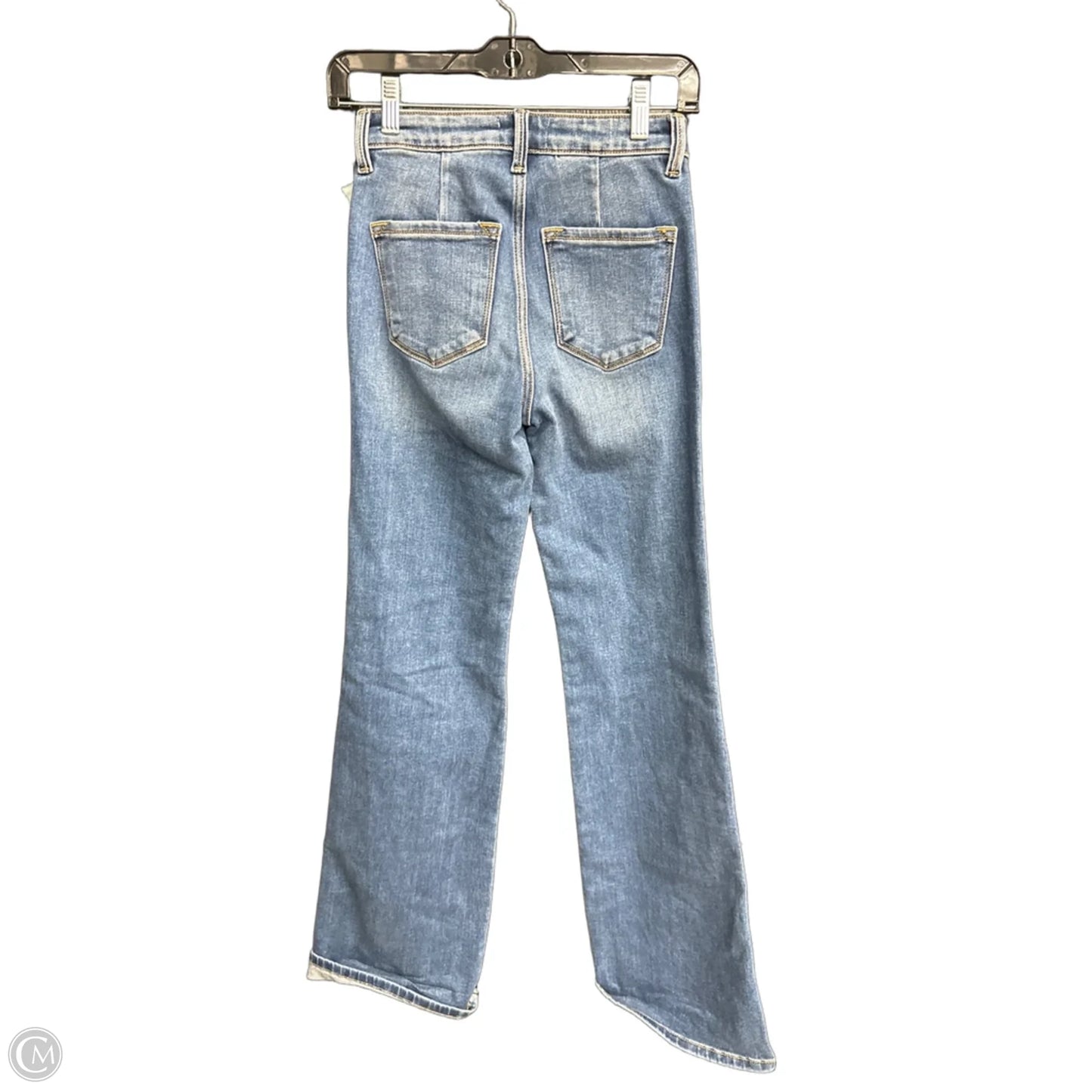 Jeans Wide Leg By Kancan In Blue Denim, Size: 0