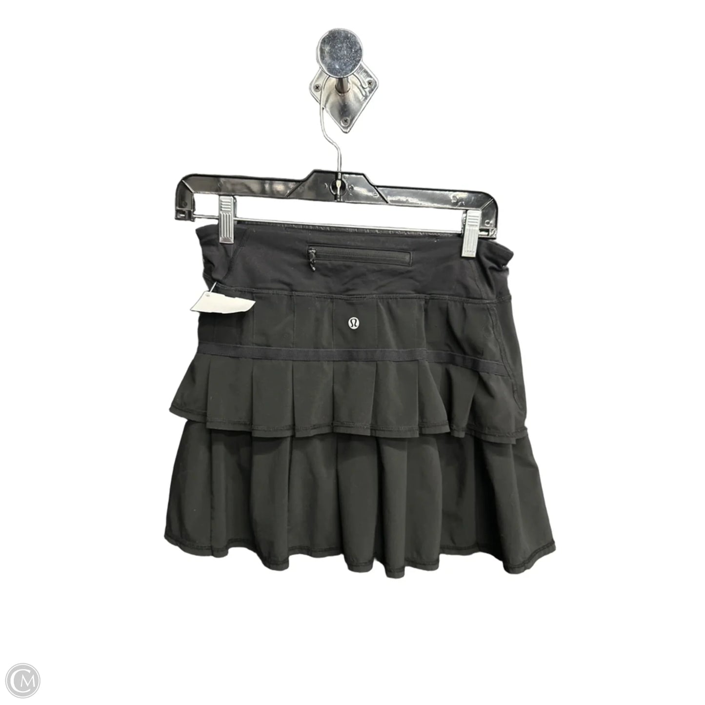 Athletic Skort By Lululemon In Black, Size: S