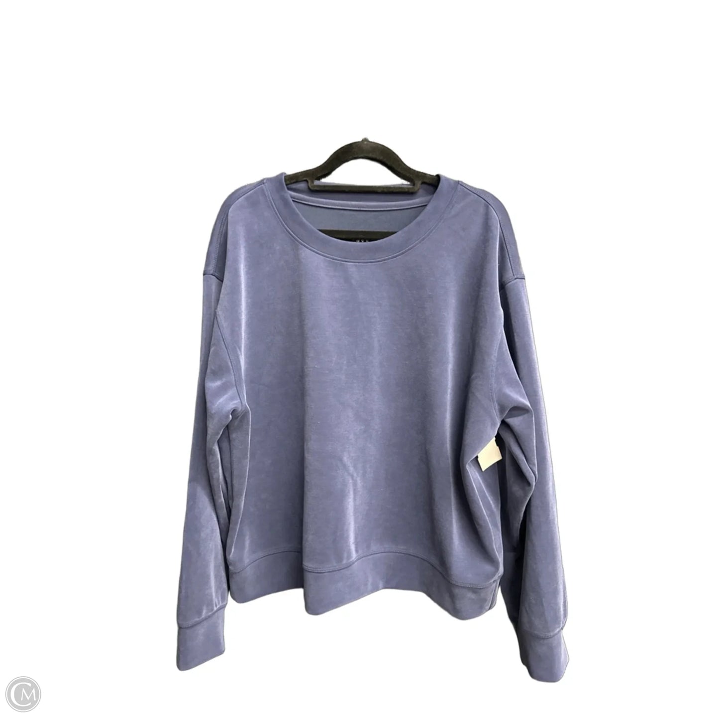 Top Long Sleeve By A New Day In Navy, Size: M