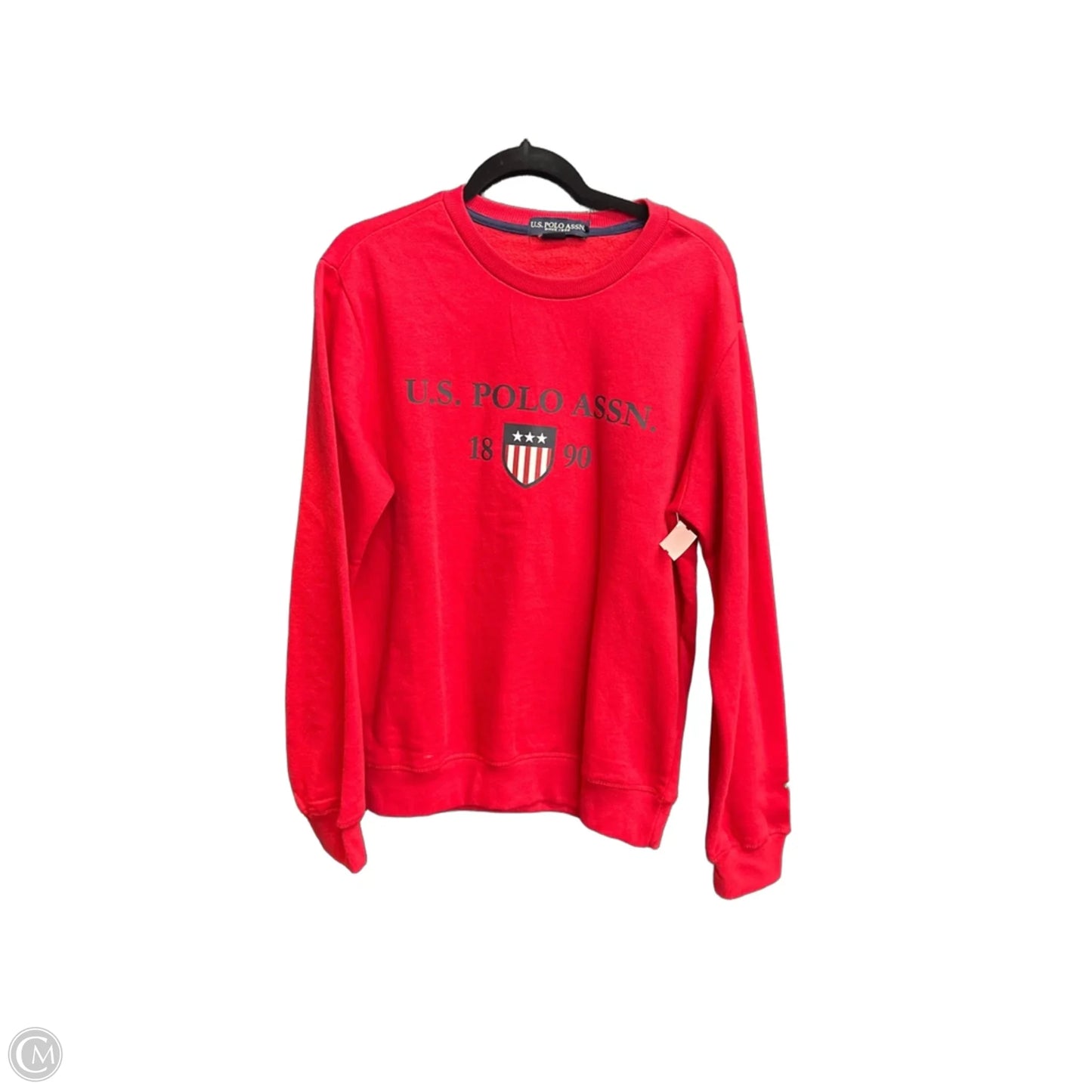 Sweatshirt Crewneck By Us Polo Assoc In Red, Size: M