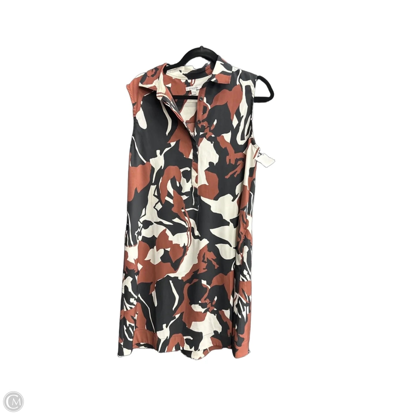 Dress Casual Short By Chicos In Geometric Pattern, Size: S