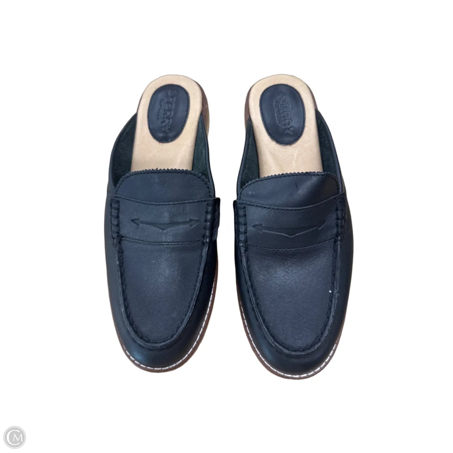 Shoes Flats By Sperry In Black & Brown, Size: 7