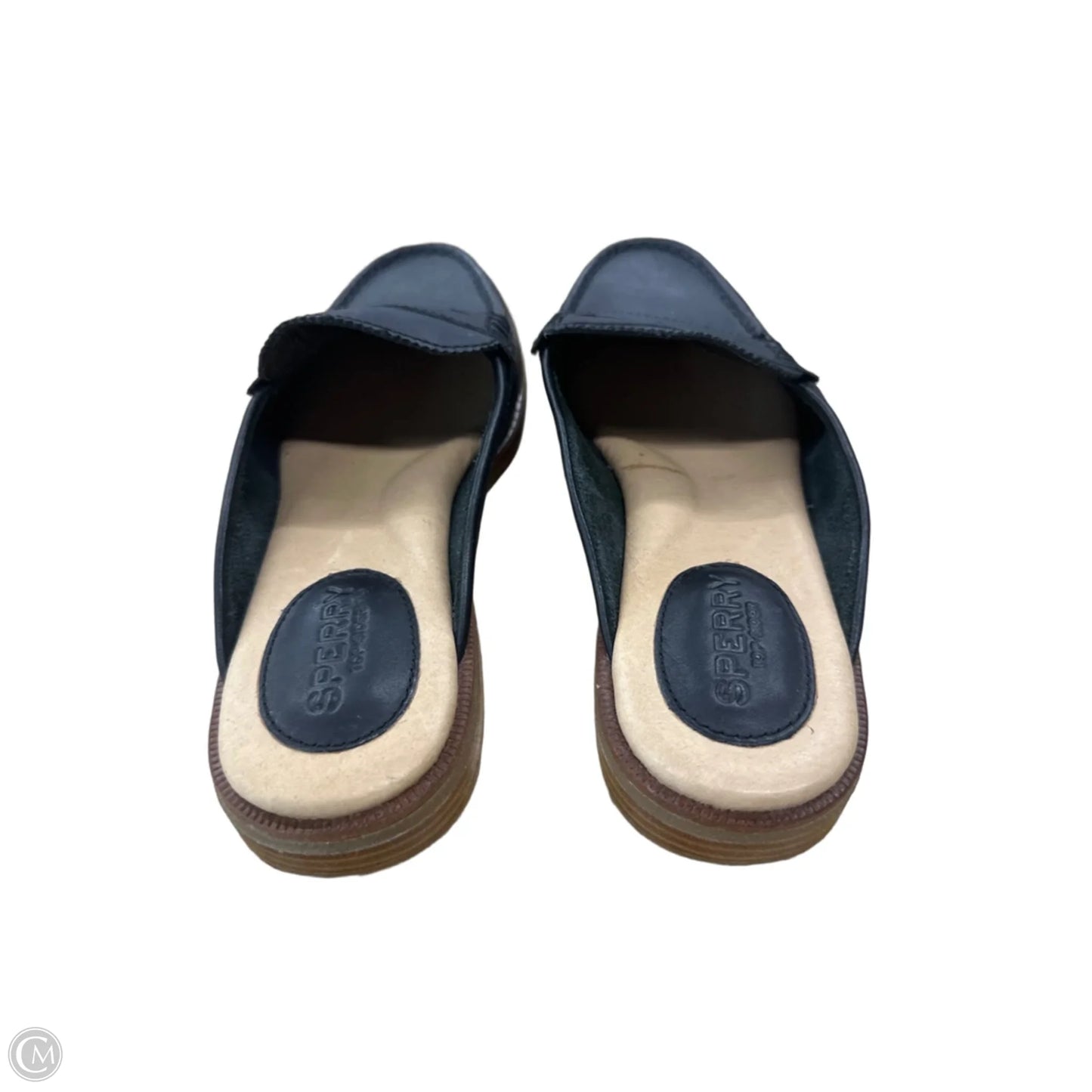 Shoes Flats By Sperry In Black & Brown, Size: 7