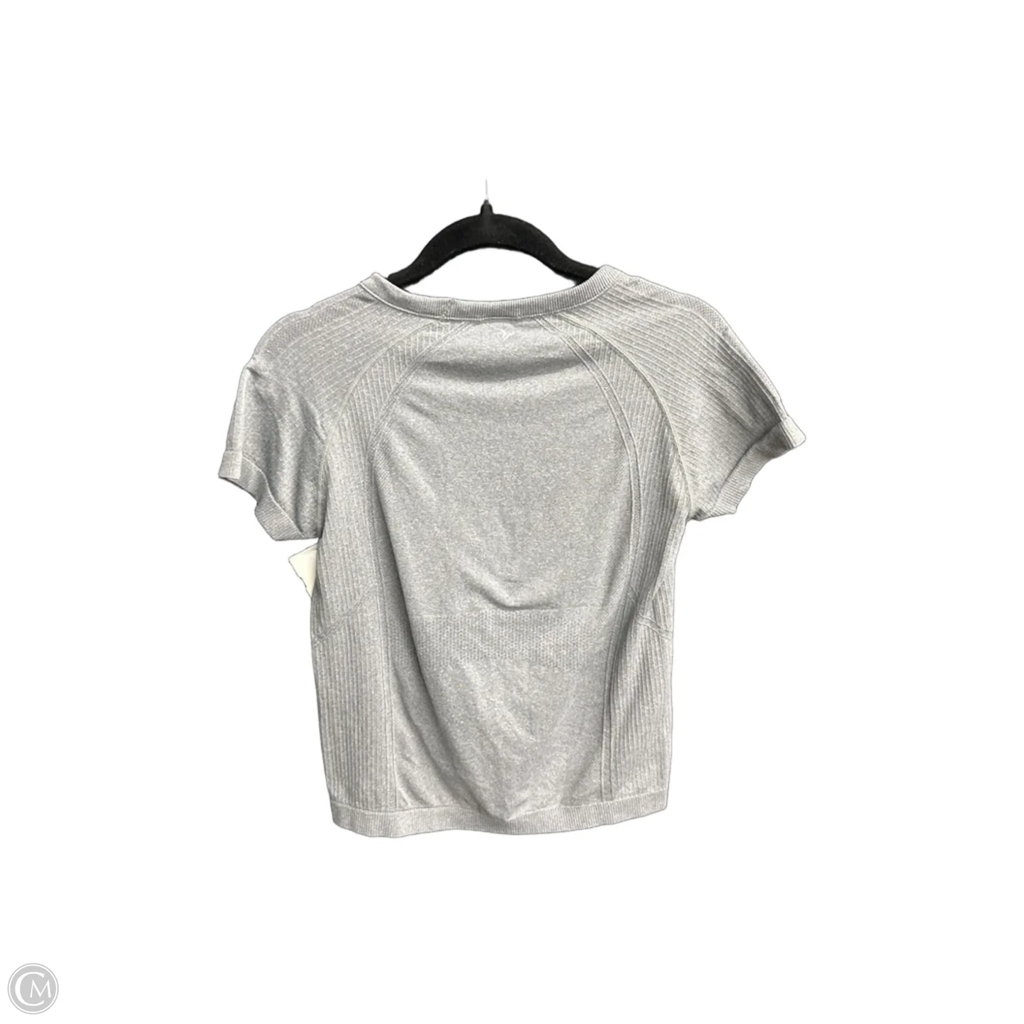 Athletic Top Short Sleeve By Old Navy In Grey, Size: M