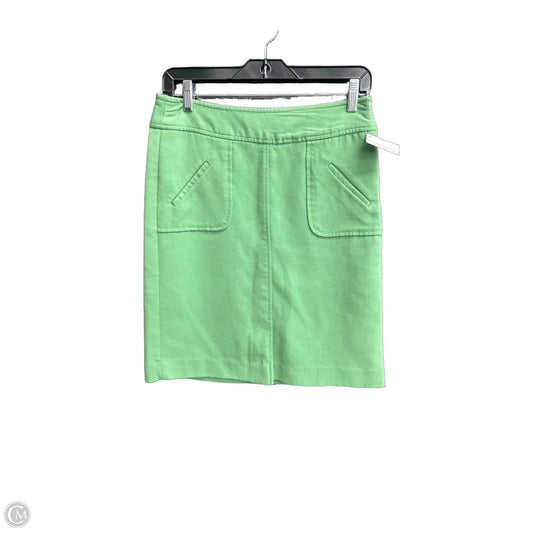 Skirt Mini & Short By Banana Republic In Green, Size: 0