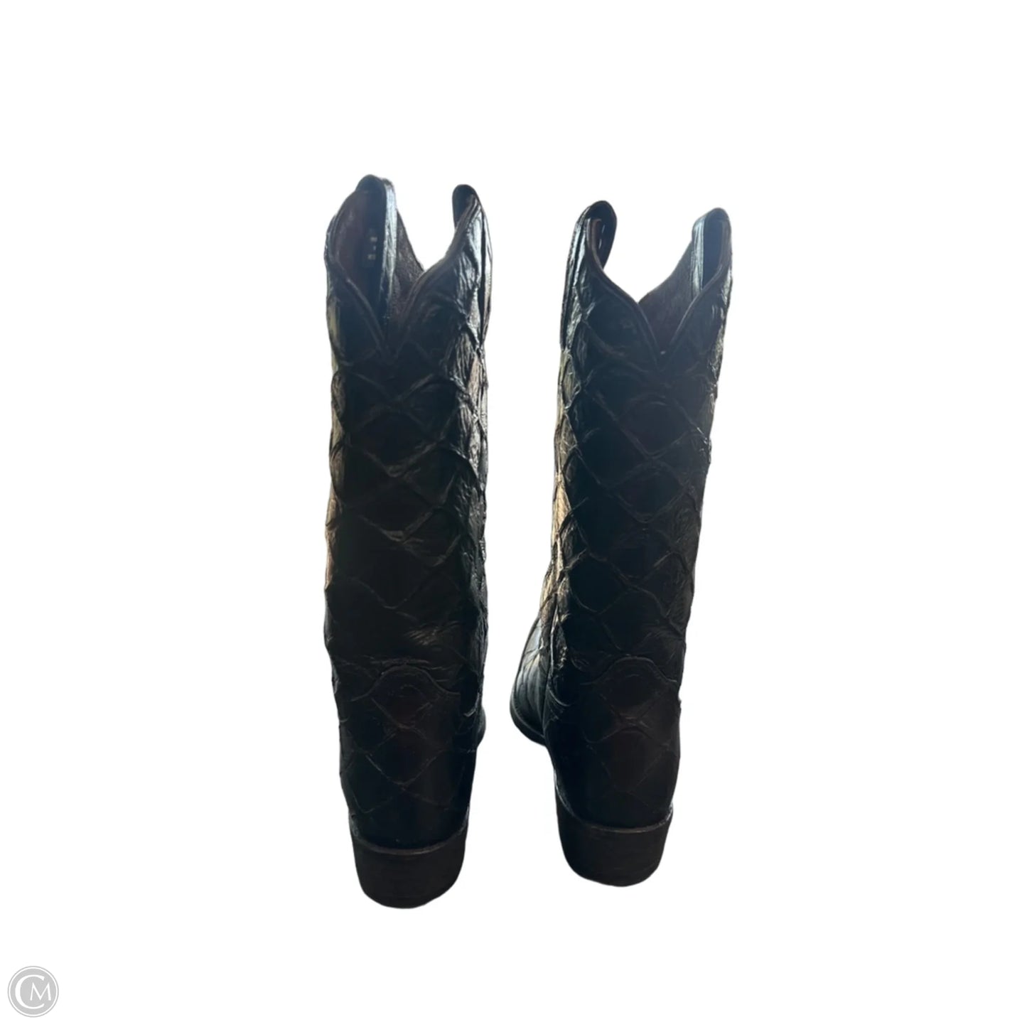 Boots Western By Clothes Mentor In Black, Size: 8.5
