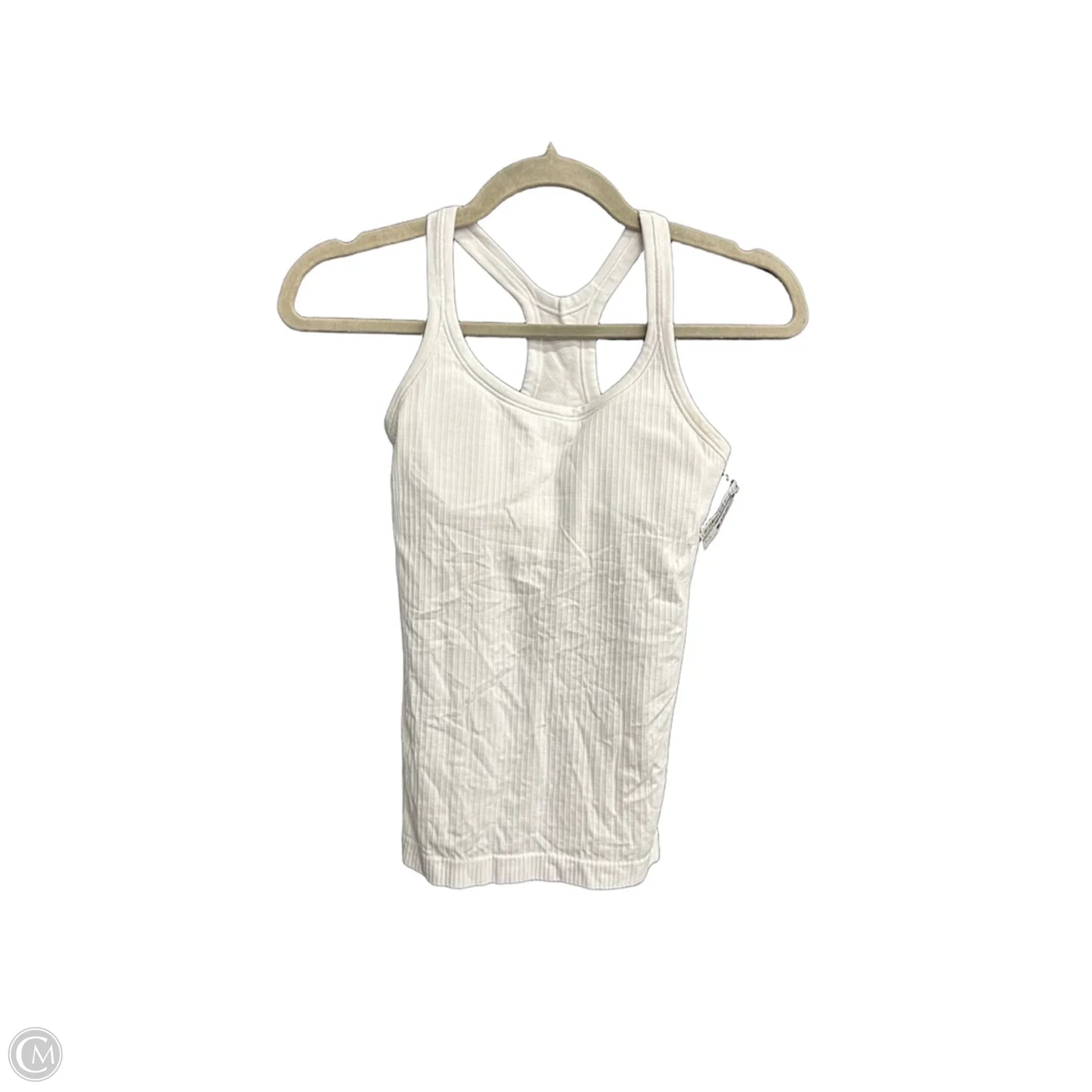 Athletic Tank Top By Lululemon In White, Size: Xs
