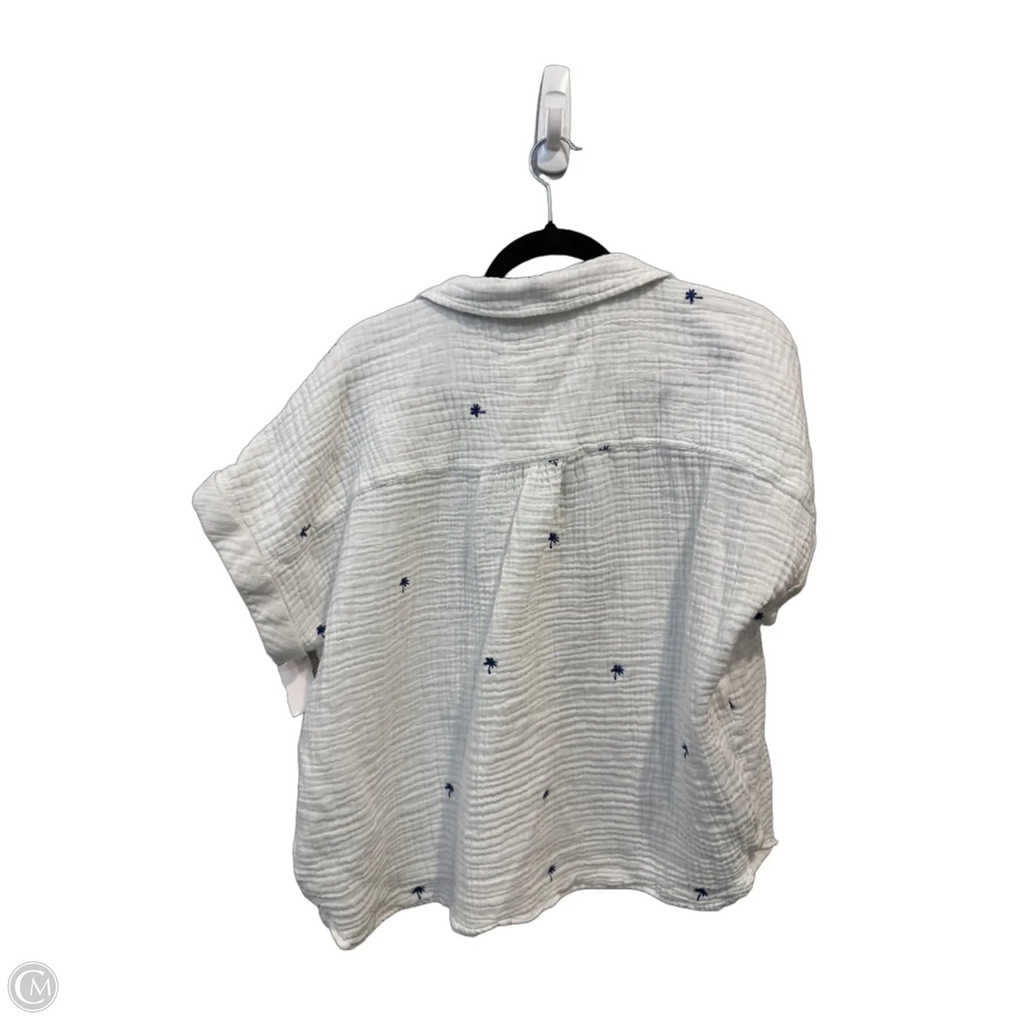 Top Short Sleeve By Beachlunchlounge In White, Size: Xl