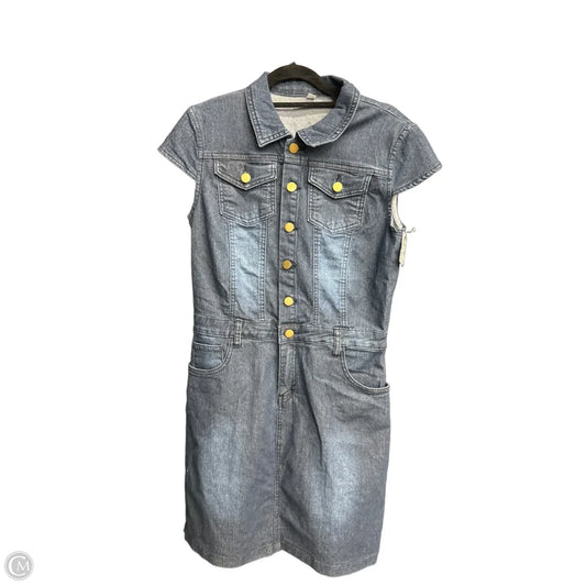 Dress Casual Short By Clothes Mentor In Blue Denim, Size: M