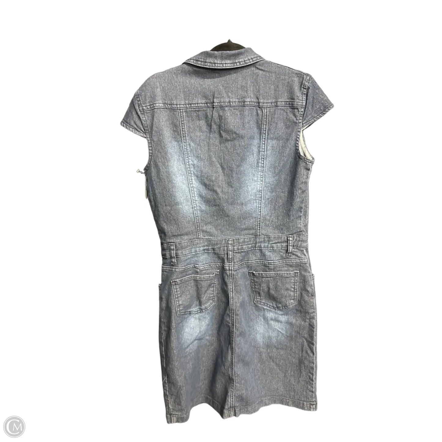 Dress Casual Short By Clothes Mentor In Blue Denim, Size: M